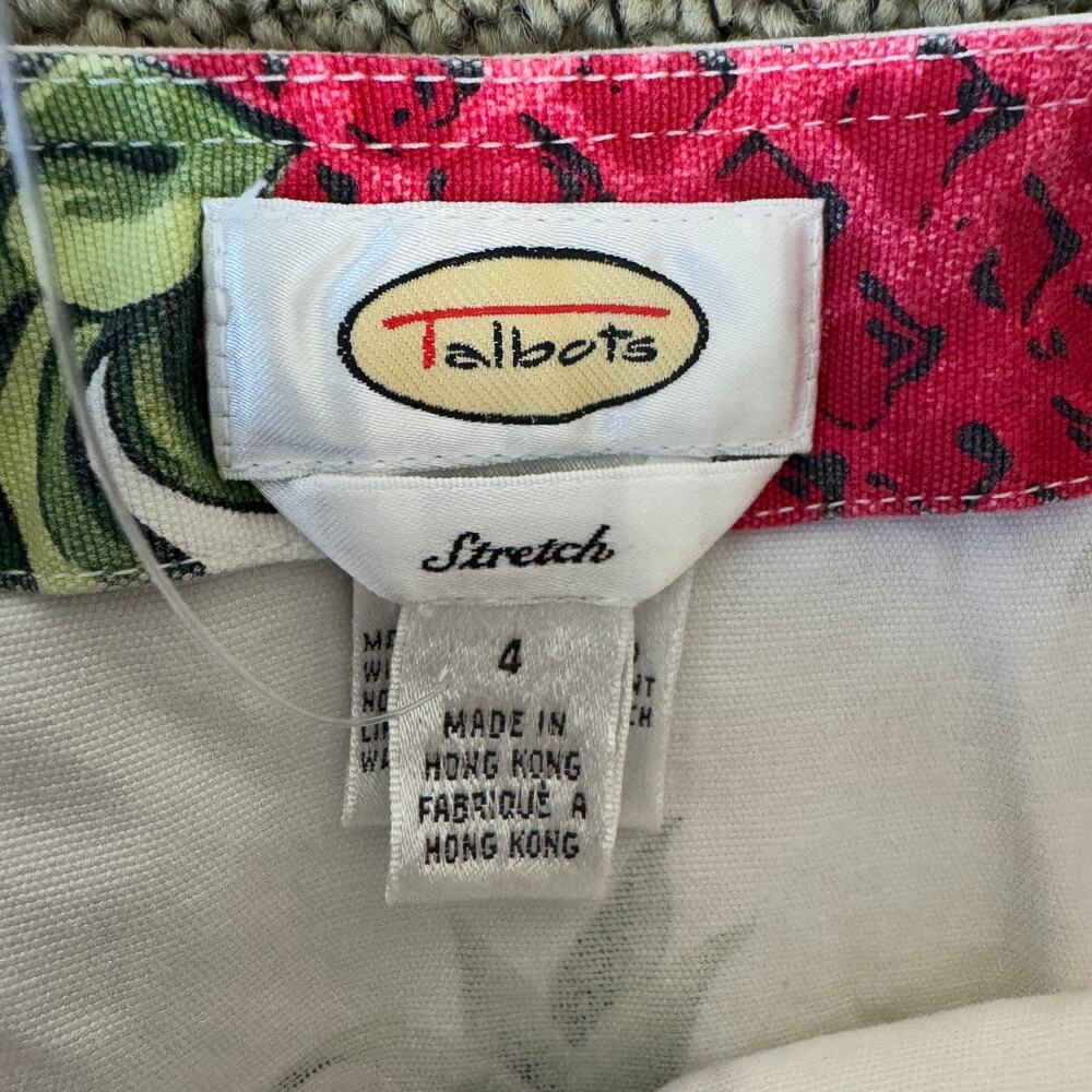 Talbots Pineapple Print Mini Skirt US Women's 4 - Picture 3 of 5